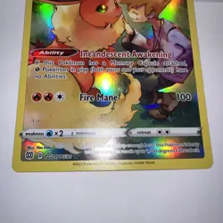 Flareon Full Art Trainer Gallery Holo Card TG01/TG30 Brilliant Stars. Pk002391 - Image 2