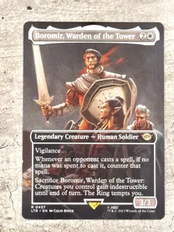 Boromir, Warden of the Tower 407 Lord of the Rings MTG Magic the Gathering NM - Image 1