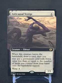 MTG Magic Edge of Eternities Anticausal Vestige 317 Extended Art Rare - Image 1