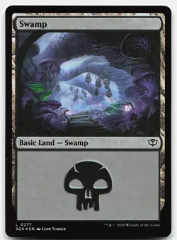 Swamp (277) SOS Magic: The Gathering L Foil NM - Image 1