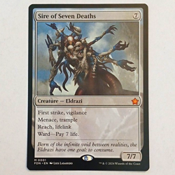 Wizards of the Coast Sire of Seven Deaths Foundations #1 Mythic Colorless EN - Image 1
