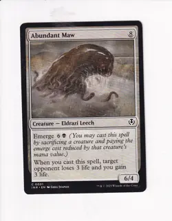 MAGIC THE GATHERING MTG INNISTRAD REMASTERED ABUNDANT MAW (#1) - Image 1