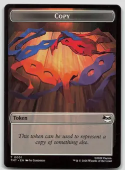 Rat // Copy Double-Sided Token 6 // 1 TMT Magic: The Gathering T NM - Image 2