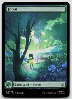Forest (0286) 286 MSH Magic: The Gathering L Foil NM - Image 1