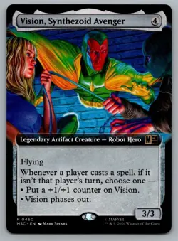 Vision, Synthezoid Avenger (Extended Art) 460 Commander: Marvel Super Heroes - Image 1