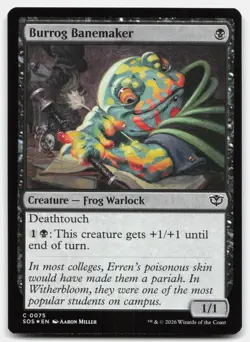 Burrog Banemaker 75 SOS Magic: The Gathering C Foil NM - Image 1