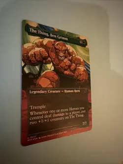 The Thing, Ben Grimm (Borderless) Marvel Super Heroes Foil - Image 2