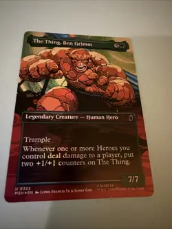 The Thing, Ben Grimm (Borderless) Marvel Super Heroes Foil - Image 3