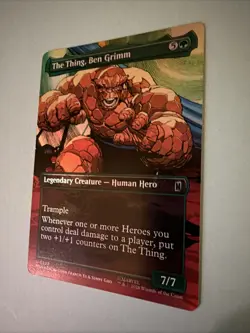 The Thing, Ben Grimm (Borderless) Marvel Super Heroes Foil - Image 4