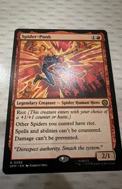 Spider-Punk Marvel's Spider-Man Regular Mtg M/NM Rare - Image 1