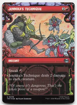 Jennika's Technique (Showcase) 236 TMT Magic: The Gathering U Foil NM - Image 1