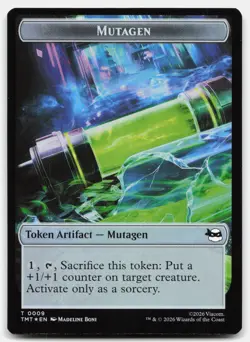 Robot // Mutagen Double-Sided Token 10 // 9 TMT Magic: The Gathering T Foil NM - Image 2