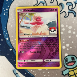Oricorio 55/145 2nd Place Pokemon League Promo Sun & Moon Pokemon Card NM - Image 1