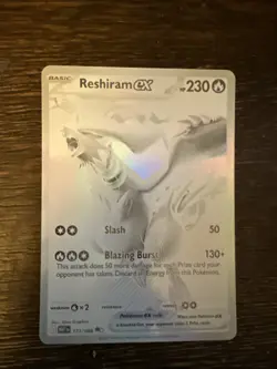 Reshiram EX White Flare 173/086 Card Mint Condition - Image 1