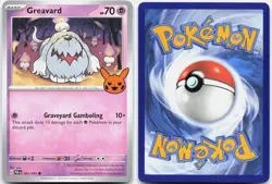 Pokemon GREAVARD 042/091 Trick or Trade BOOster 2024 NM - Image 3