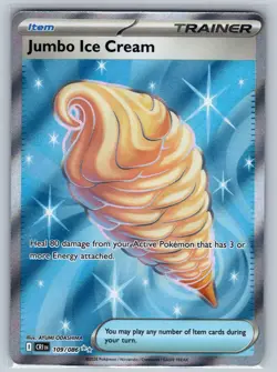 Jumbo Ice Cream 109/086 Ultra Rare Chaos Rising Pokemon Holo Near Mint - Image 1