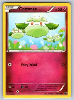 Cottonee 70/124 Common Fates Collide Pokemon Lightly Played - Image 1