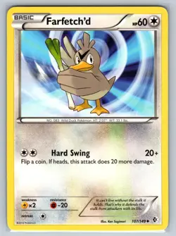 Farfetch'd 107/149 Uncommon Boundaries Crossed Pokemon Lightly Played - Image 1
