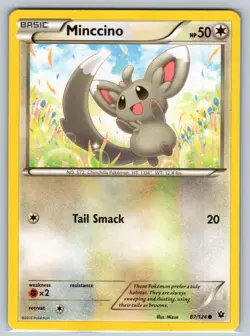 Minccino 87/124 Common Fates Collide Pokemon Lightly Played - Image 1