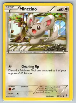 Minccino 86/124 Common Fates Collide Pokemon Lightly Played - Image 1