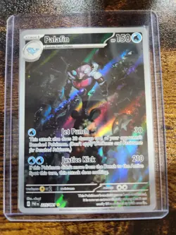Palafin 225/091 Illustration Rare Paldean Fates Pokemon Holo Near Mint - Image 1