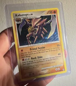 💥 Kabutops 4/99 Holo Rare Card Platinum Arceus Pokemon TCG 2009 Vintage LP+ - Image 1