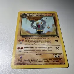 Dark Machoke 40/82 Uncommon Team Rocket Pokemon NM - Image 2