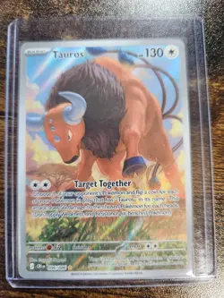 Tauros 096/086 Holo Illustration Rare Chaos Rising Pokemon Near Mint - Image 1