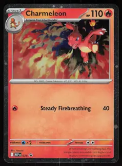 CHARMELEON (COSMOS HOLO) 079 Promo ME: Mega Evolution Promo Pokemon Near Mint - Image 1