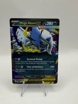 Pokemon TCG Mega Evolution Mega Absol Ex 086/132 NM English Pokemon card - Image 1