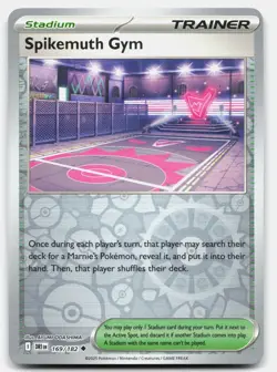 Spikemuth Gym 169/182 SV10: Destined Rivals Pokemon TCG Uncommon Reverse Holo NM - Image 1