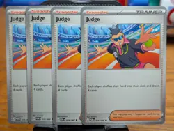 Pokemon TCG Perfect Order Judge 076/088 x4 Playset - Image 1