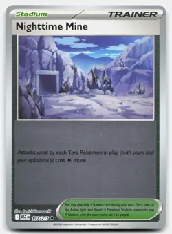 Nighttime Mine 197/217 ME: Ascended Heroes Pokemon TCG Uncommon Reverse Holo NM - Image 1