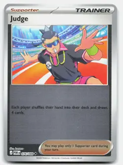 Judge 076/088 POR Pokemon TCG Uncommon Reverse Holo NM - Image 1