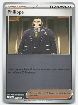 Philippe - 079/086 CRI Pokemon TCG Uncommon Reverse Holo NM - Image 1