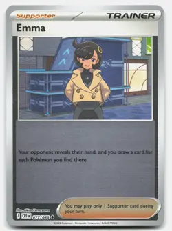 Emma - 077/086 CRI Pokemon TCG Uncommon Reverse Holo NM - Image 1