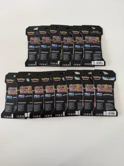 14 Pokemon Mega Evolution Sleeved Booster Packs Chaos Rising Pitch Black - Image 2