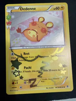 Dedenne RC10/RC32 Uncommon Generations Pokemon Holo LP - Image 1