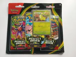 Pokemon x1 Perfect Order (ME03) 3-Pack Blister Brand New Factory Sealed - Image 1