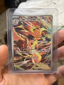 Pokemon Ethan's Typhlosion 190/182 Destined Rivals Illustration Rare Full Art - Image 1