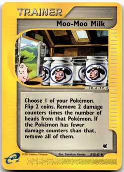 Moo-Moo Milk 155/165 Common Expedition Base Set Pokemon E-Reader Near Mint - Image 1