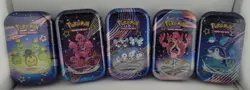 Pokemon TCG: Paldean Fates Mini Tins - Complete Set of 5 - Factory Sealed - NEW - Image 1