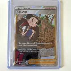 The Pokemon Company Roxanne GG66/GG70 Crown Zenith Galarian Gallery Holo EN - Image 1