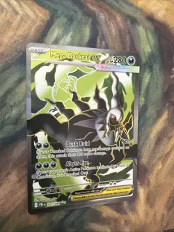 Mega Darkrai ex 101/084 Ultra Rare - Pitch Black Pokemon TCG - Image 1