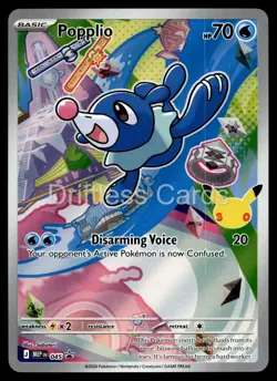 Popplio 045 Holo Promo ME: Mega Evolution Promo Pokemon NM/M - Image 1