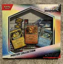 Pokemon TCG: Scarlet & Violet—Prismatic Evolutions Poster Collection New Sealed - Image 1