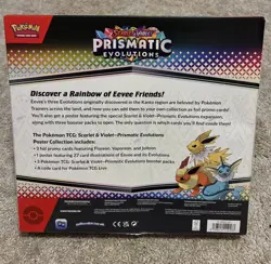 Pokemon TCG: Scarlet & Violet—Prismatic Evolutions Poster Collection New Sealed - Image 2