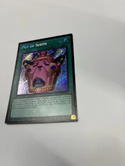 Konami Yu-Gi-Oh! TCG Pot of Sloth CORI-EN061 Secret Rare Holo 1st Ed Eng - Image 2