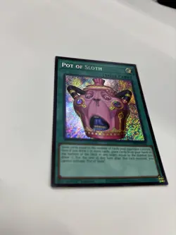 Konami Yu-Gi-Oh! TCG Pot of Sloth CORI-EN061 Secret Rare Holo 1st Ed Eng - Image 3