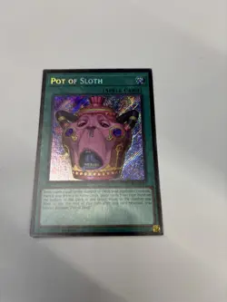 Konami Yu-Gi-Oh! TCG Pot of Sloth CORI-EN061 Secret Rare Holo 1st Ed Eng - Image 4
